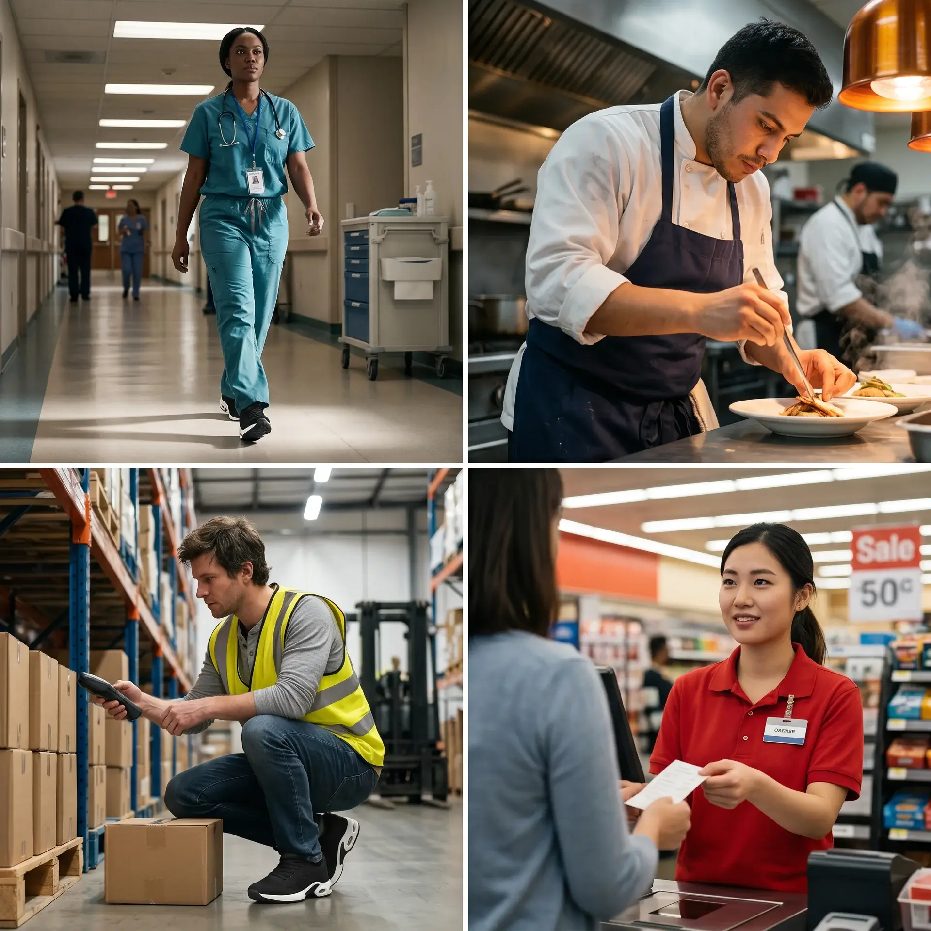 RNs on 12-hour shifts wearing Orthora Pro